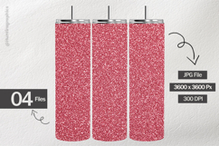 Rose Pink Glitter Digital Papers - 04 Variations Product Image 2