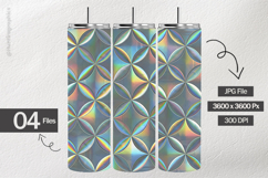 Iridescent Geometric Digital Papers - 04 Variations Product Image 2