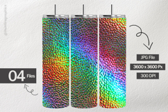 Bright Metallic Rainbow Digital Papers - 04 variations Product Image 2