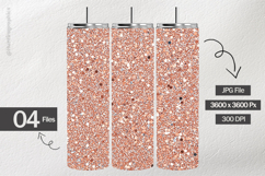 Rose Gold Confetti Glitter Digital Papers - 04 variations Product Image 2