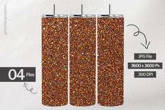 Brown Glitter Digital Papers - 04 variations Product Image 2