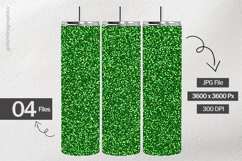 Emerald Glitter Digital Papers - 04 variations Product Image 2