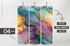 Abstract Fluid Art Digital Papers - 04 Variations Product Image 2