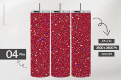 Sapphire Glitter Digital Papers - 04 variations Product Image 2