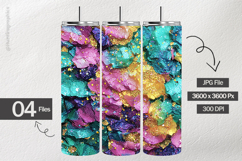 Jeweled Rock Texture Digital Papers - 04 Variations Product Image 2