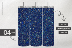 Indigo glitter Digital Papers - 04 variations Product Image 2