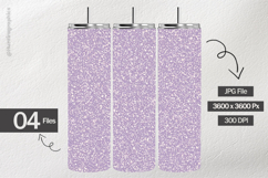 Pastel Purple Glitter Digital Papers - 04 Variations Product Image 2