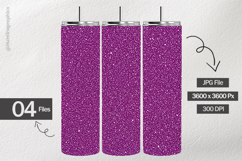 Purpe Glitter Shades Digital Papers - 04 variations Product Image 2