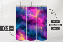 Nebula Blue Lemon Digital Papers - 04 variations Product Image 2