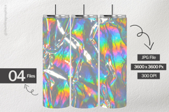 Iridescent Holographic Grain Digital Papers - 04 Variations Product Image 2