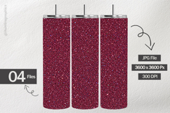 Cherry Glitter Digital Papers - 04 variations Product Image 2