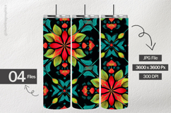 Midnight Bloom Digital Papers - 04 variations Product Image 2