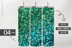 Green &amp; blue Gradient Digital Papers - 04 variations Product Image 2