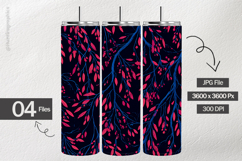 Midnight Crimson Digital Papers - 04 Variations Product Image 2