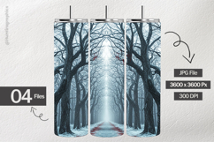 Haunted Forest Digital Papers - 04 Variations Product Image 2