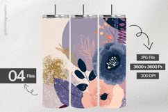 Boho Flora Digital Papers - 04 variations Product Image 2