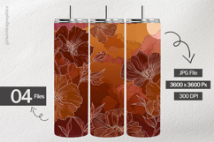 Boho Flora Digital Papers - 04 variations Product Image 2