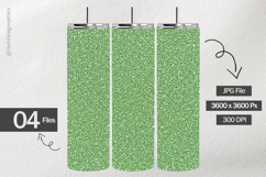 Emerald Frost Glitter Digital Papers - 04 variations Product Image 2