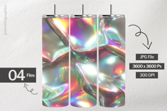 Holographic Filling Pattern Digital Papers - 04 Variations Product Image 2