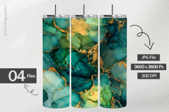 Emerald Flow Digital Papers - 04 Variations Product Image 2