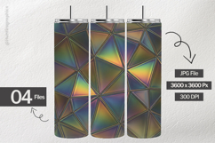 Metallic Prism Tiles Digital Papers - 04 Variations Product Image 2