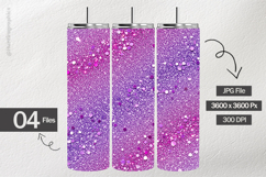 Lavender Holographic Frost Digital Papers - 04 variations Product Image 2