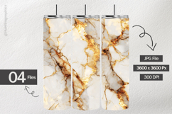 Molten Gold Marquina Digital Papers - 04 Variations Product Image 2