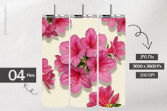 Azalea Flowers Digital Papers - 04 Variations Product Image 2