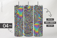 Molten Iridescent Foil Digital Papers - 04 Variations Product Image 1