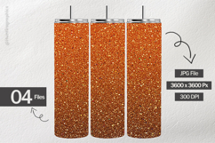 Burnished Copper Glitter Digital Papers - 04 variations Product Image 2