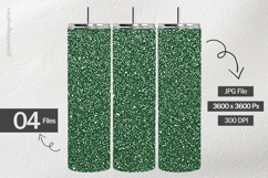 Dark Green Glitter Digital Papers - 04 variations Product Image 2