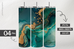 Emerald Flow Digital Papers - 04 Variations Product Image 2