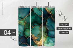 Emerald Flow Digital Papers - 04 Variations Product Image 2