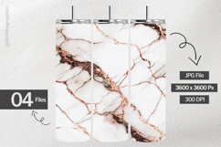 Golden Ember Marble Digital Papers - 04 Variations Product Image 2