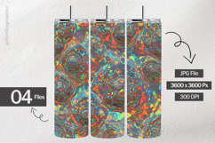 Liquid Concentric Ripples Digital Papers - 04 Variations Product Image 2