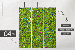 Green Confetti Shimmer Digital Papers - 04 var Product Image 2