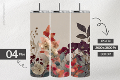 Muted Elegance Digital Papers - 04 Variations Product Image 2