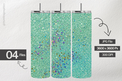 Minty Frost Mixed Sparkle Digital Papers - 04 variations Product Image 2