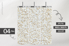Ivory Stardust Marble Digital Papers - 04 Variations Product Image 2