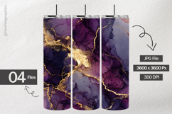 Deep Purple Digital Papers - 04 Variations Product Image 2