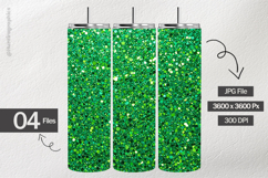 Green Glitter Digital Papers - 04 variations Product Image 2