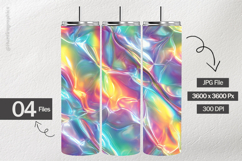 Holographic Filling Pattern Digital Papers - 04 Variations Product Image 2