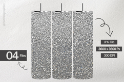 Silver Glitter Digital Papers - 04 variations Product Image 2