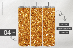 Gold Glitter Digital Papers - 04 variations Product Image 2