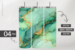 Mint Marble Digital Papers - 04 Variations Product Image 2