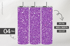 Purple Glitter Digital Papers - 04 variations Product Image 2