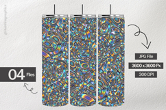 Faceted Crystal Cells Digital Papers - 04 Variations Product Image 2
