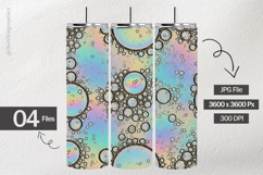 Iridescent Sky Bubbles Digital Papers - 04 Variations Product Image 2