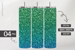 Green &amp; blue Gradient Digital Papers - 04 variations Product Image 2