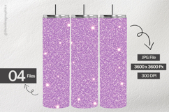 Lavendar shine Glitter Digital Papers - 04 Variations Product Image 2